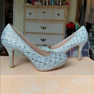 Bejeweled heels